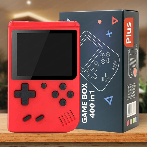 Video Game for Kids , Handheld 400 in 1 Games for Kids - Game Box with TV Output & with Gaming Console - Rechargeable Video Game for Kids (400 in 1)
