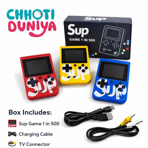 Video Game for Kids , Handheld 400 in 1 Games for Kids - Game Box with TV Output & with Gaming Console - Rechargeable Video Game for Kids (400 in 1)