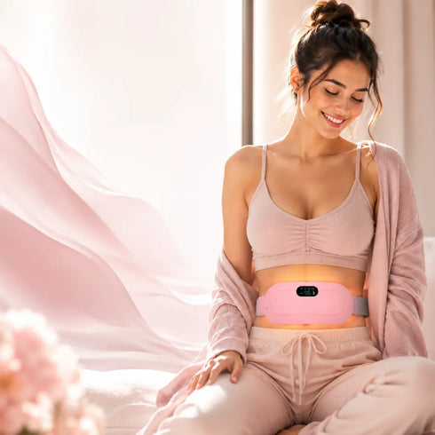 Period Cramp Relief Massager with Heating Pad | Instant Comfort for Menstrual & Back Pain